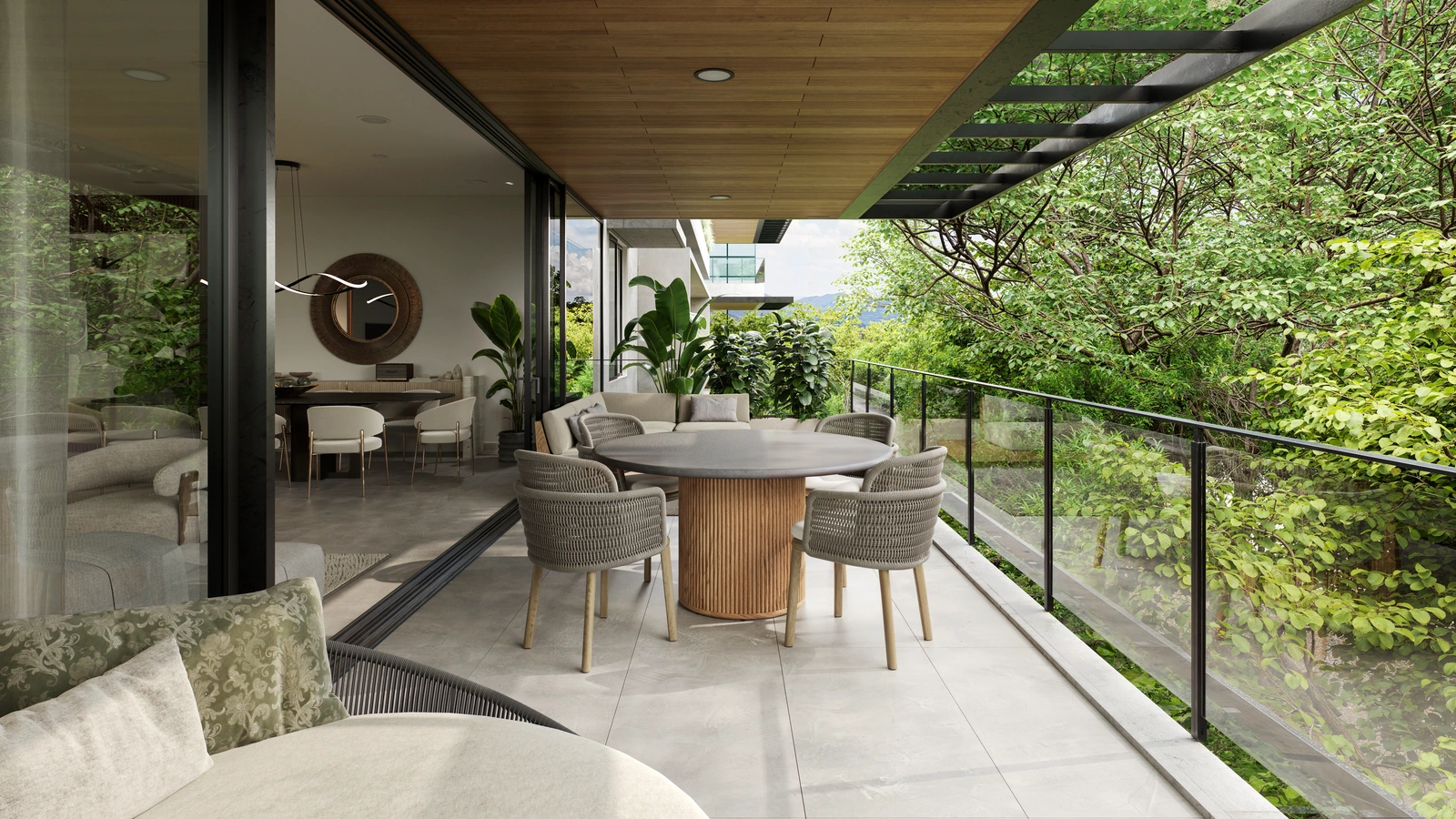 Attali Escazú — Spacious Terrace, view 3